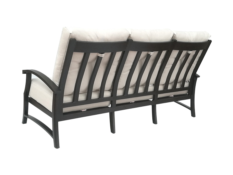 Lodge Bronz Invechit Aluminiu Cu Perne Canapea Terasa