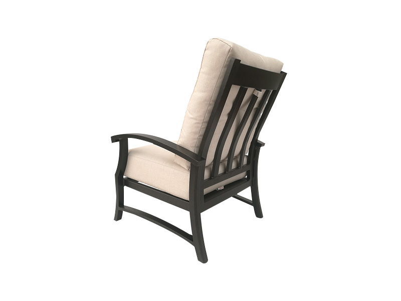 Lodge Bronz Invechit Aluminiu Cu Perne Scaun Club Patio