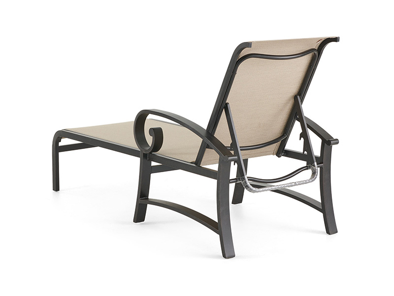 Sling Chaise Lounge din aluminiu Solstice cu patio