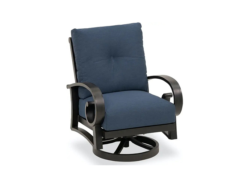Solstice Bronz Invechit Aluminiu Cu Perne Scaun Club Pitativ pentru Terasa
