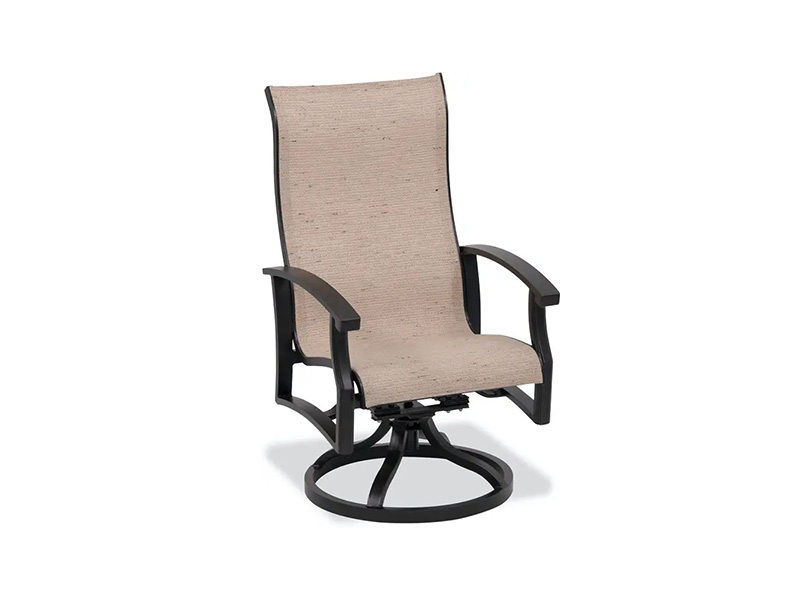 Scaun de sufragerie din aluminiu, bronz învechit, realizat manual